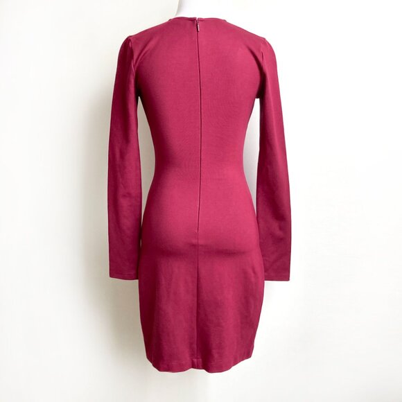 Babaton Aritzia V-Neck Bodycon Dress - Picture 4 of 12